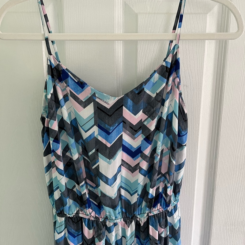 Gap Patterned Spaghetti Strap Dress - Size Medium